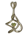 Sacred Heart – Gold 8 kt mit Peridot (3 cm)